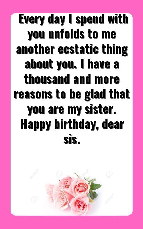 big sister birthday status